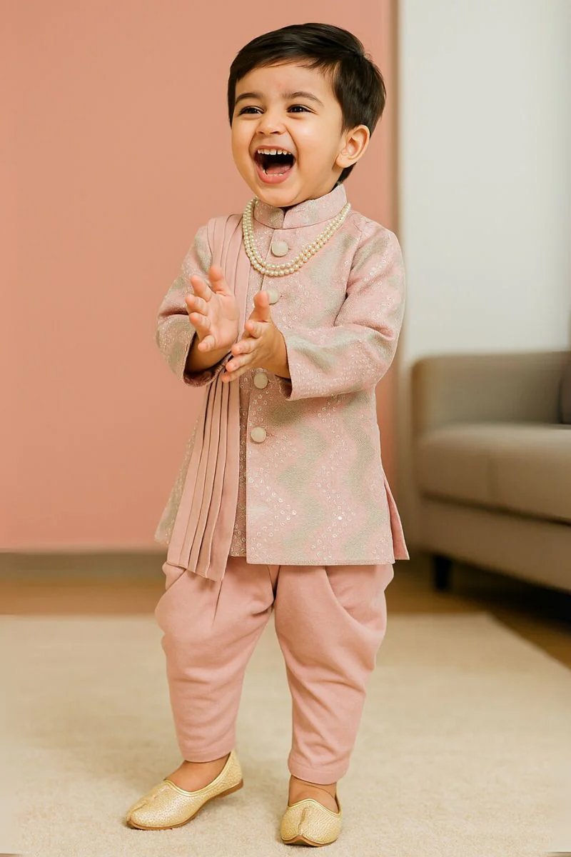 Onion Traditional Sherwani for Boys