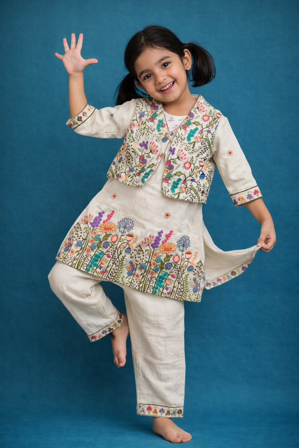 Partywear Coat Model | Kidswear
