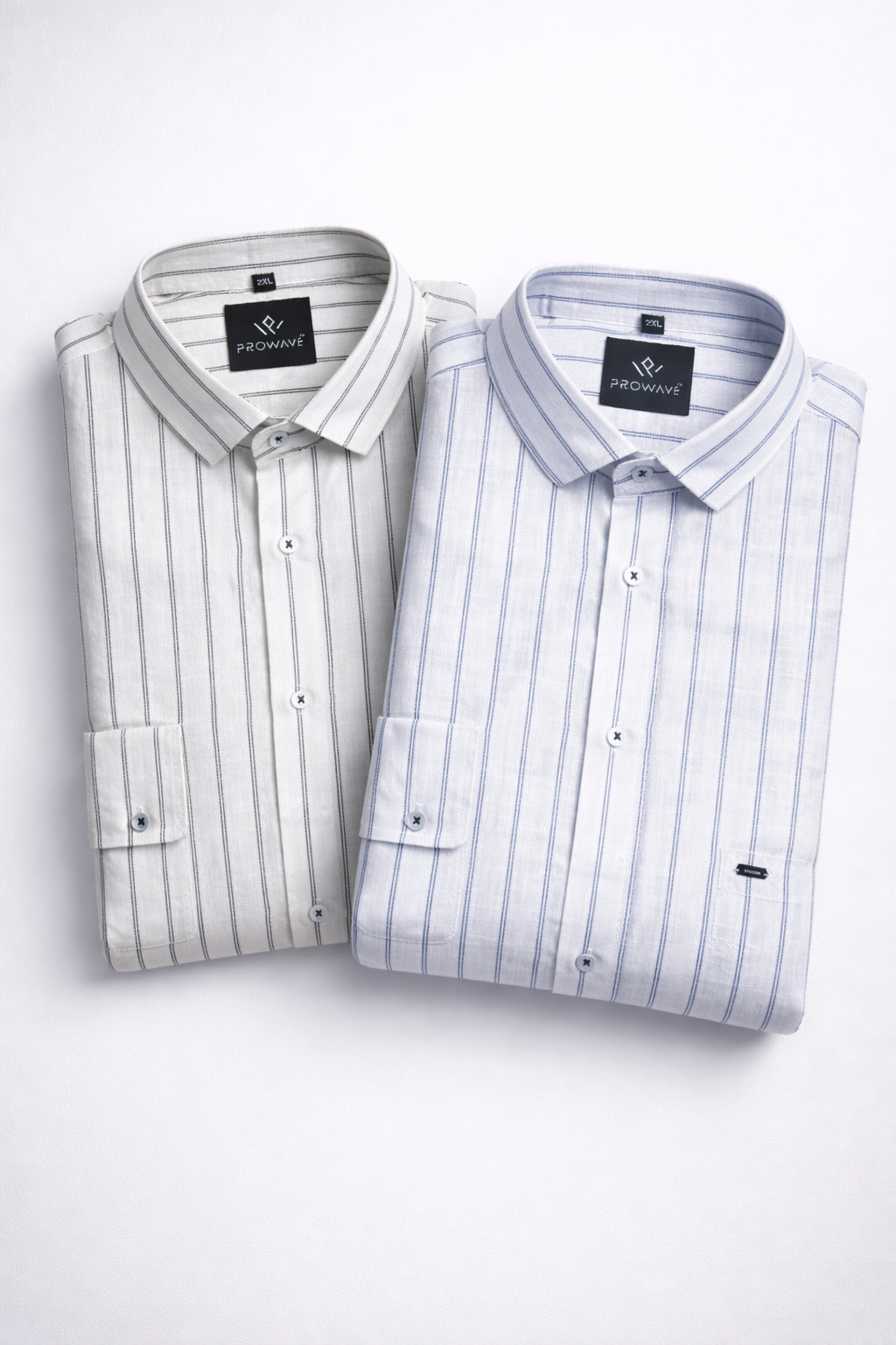 Sleek Stripes Lenin Shirts