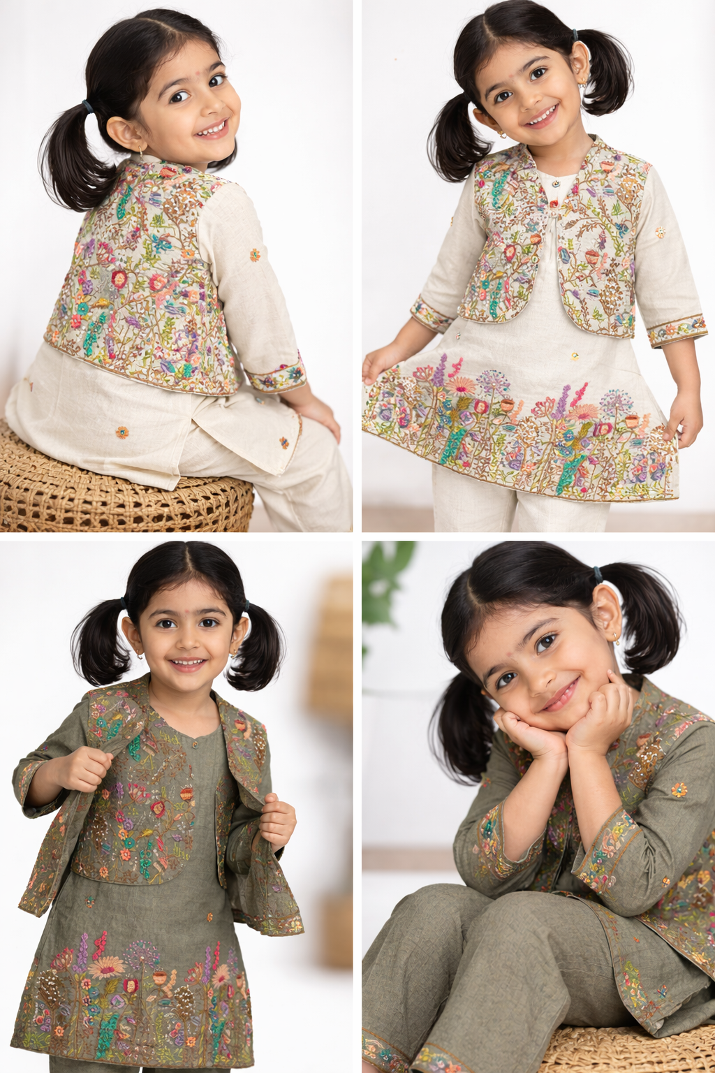 Partywear Coat Model | Kidswear